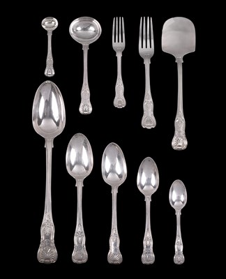 Lot 186 - AN EXTENSIVE SET OF TABLE SILVER