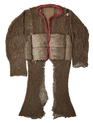 Lot 170 - AN INDIAN MAIL AND LAMELLAR SHIRT, 17TH CENTURY