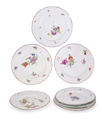 Lot 34 - FIFTEEN LUDWIGSBURG PLATES