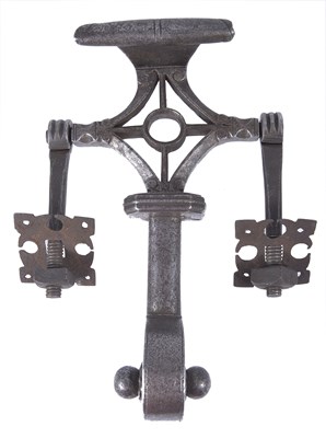 Lot 108 - AN IRON DOOR KNOCKER