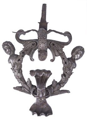 Lot 111 - AN IRON DOOR KNOCKER