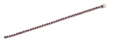 Lot 250 - RUBY LINE BRACELET