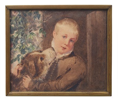 Lot 302 - A PORTRAIT MINIATURE OF FREDERICK WILLIAM COX