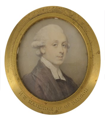 Lot 308 - A PORTRAIT MINIATURE OF HENRY MAJENDIE