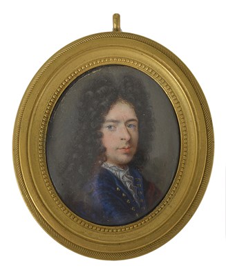 Lot 314 - A PORTRAIT MINIATURE OF A GENTLEMAN