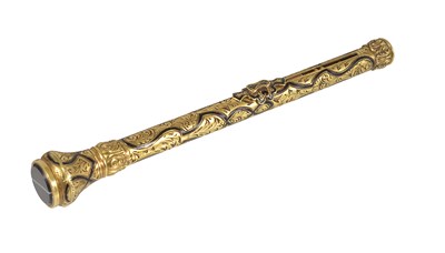 Lot 320 - A GOLD PROPELLING PENCIL