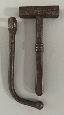 Lot 364 - TWO WHEEL-LOCK SPANNERS, 17TH CENTURY