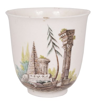 Lot 21 - A CAPODIMONTE BEAKER