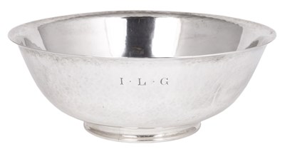 Lot 146 - AN AMERICAN SILVER 'PAUL REVERE' BOWL