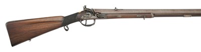 Lot 403 - A FINE 22 BORE FLINTLOCK SPORTING RIFLE BY DURS EGG, CIRCA 1790