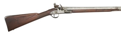 Lot 396 - A 14 BORE FLINTLOCK SPORTING GUN BY JOHN FOX TWIGG, WITH SPANISH BARREL, CIRCA 1775-7