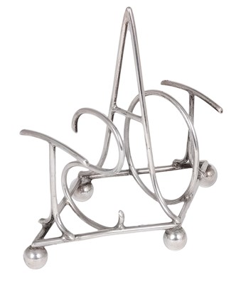 Lot 166 - AN EDWARDIAN SILVER NOVELTY TOAST RACK