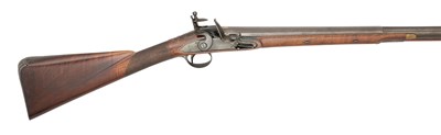 Lot 402 - A 12 BORE FLINTLOCK SPORTING GUN BY BARKER, WIGAN, CIRCA 1775-80