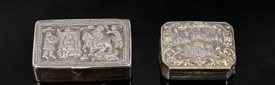 Lot 256 - AN OTTOMAN SILVER BOX