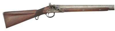 Lot 405 - A 10 BORE FLINTLOCK WILDFOWLING GUN BY DURS EGG, NO. 212, CIRCA 1800-5