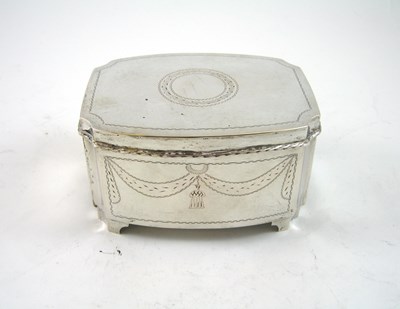 Lot 97 - A POLISH SILVER ETROG OR SUGAR BOX