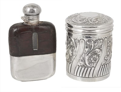 Lot 234 - A VICTORIAN SILVER TOILET POT AND COVER