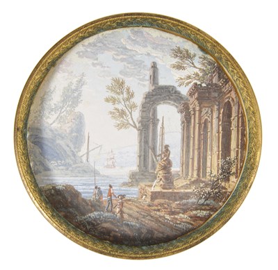 Lot 320 - A LANDSCAPE MINIATURE