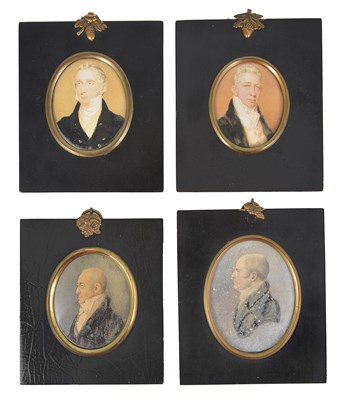 Lot 348 - TWO PORTRAIT MINIATURES OF GENTLEMEN