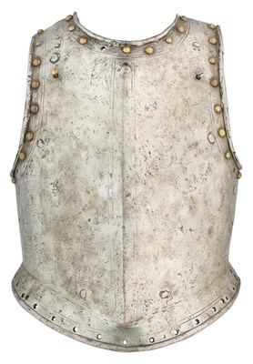 Lot 229 - A NORTH EUROPEAN HARQUEBUSIER'S BREASTPLATE, MID-17TH CENTURY, PROBABLY DUTCH