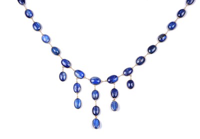 Lot 399 - KYANITE NECKLACE