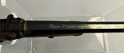 Lot 271 - A CASED PAIR OF GERMAN (SAXON) 54 BORE PERCUSSION RIFLED TARGET PISTOLS BY ULBRICH, DRESDEN, CIRCA 1840