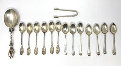 Lot 139 - ASSORTED SILVER TEASPOONS