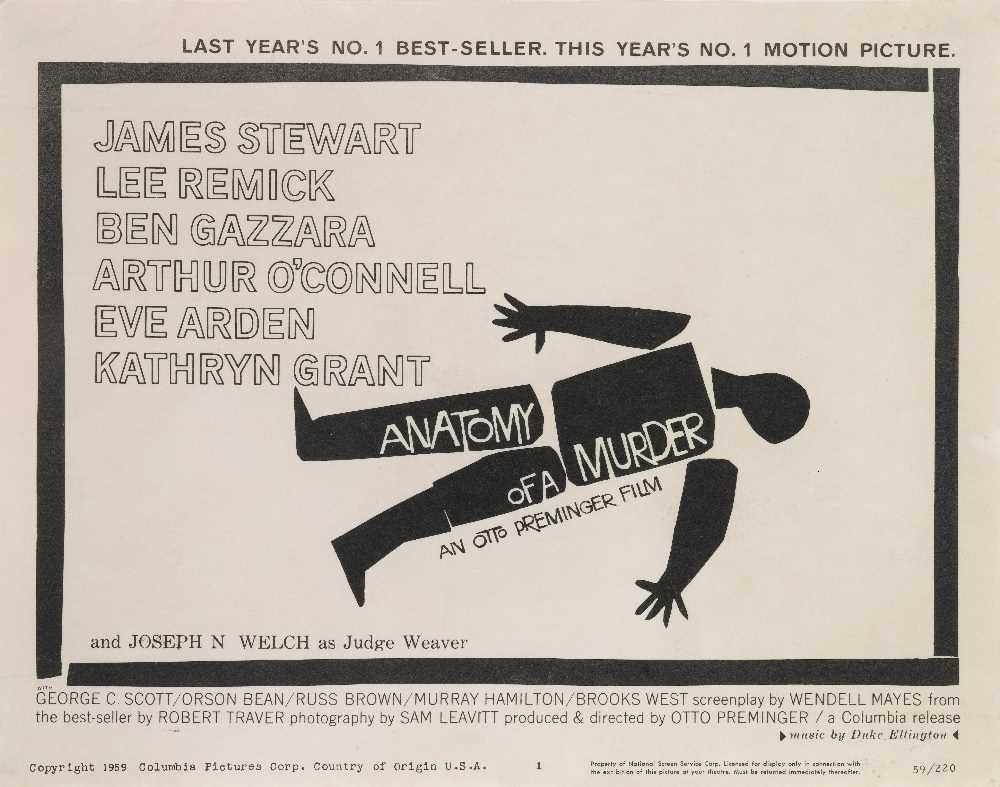 Lot 29 - Anatomy of a Murder