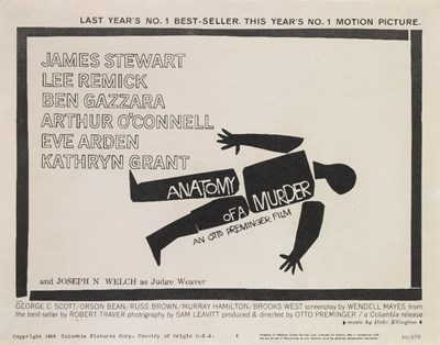 Lot 29 - Anatomy of a Murder