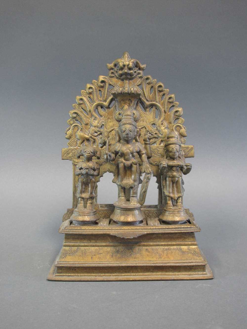 Lot 93 - A VIRABHADRA SHRINE