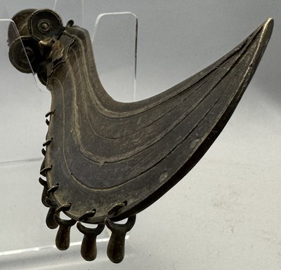 Lot 536 - A SOUTH INDIAN CEREMONIAL HATCHET (ARUVAL), 18TH/19TH CENTURY, PROBABLY KERALA