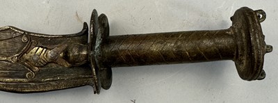 Lot 536 - A SOUTH INDIAN CEREMONIAL HATCHET (ARUVAL), 18TH/19TH CENTURY, PROBABLY KERALA