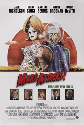 Lot 53 - TWO MARS ATTACKS POSTERS