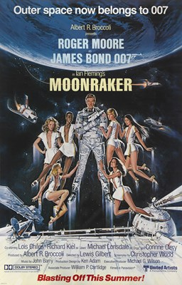 Lot 68 - TWO MOONRAKER FILM POSTERS