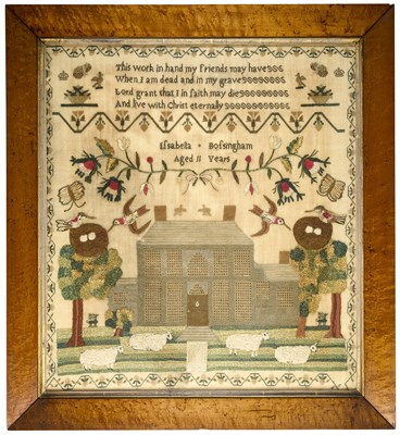 Lot 55 - A SAMPLER, PROBABLY ENGLISH, EARLY 19TH CENTURY