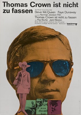 Lot 190 - TWO THOMAS CROWN AFFAIR POSTERS