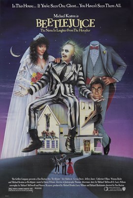Lot 267 - THREE TIM BURTON POSTERS
