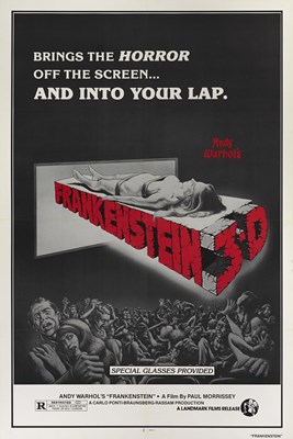 Lot 308 - ANDY WARHOL'S FRANKENSTEIN / FLESH FOR FRANKENSTEIN