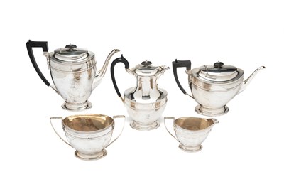 Lot 192 - A SILVER TEA AND COFFEE SET, C.J. VANDER LTD., LONDON, 1976 / 77