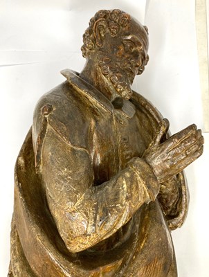 Lot 45 - A DONOR FIGURE, UPPER RHENISH, LATE 15TH / EARLY 16TH CENTURY