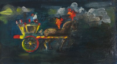 Lot 72 - PAINTED PANEL