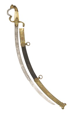Lot 21 - ËœA RARE INDONESIAN OFFICER'S SWORD