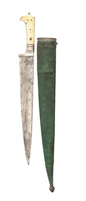 Lot 44 - ËœAN INDIAN DAGGER (PESH-KABZ)