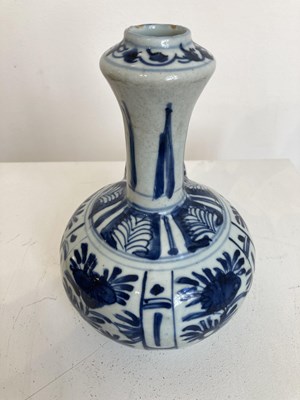 Lot 51 - TWO CHINESE BLUE AND WHITE KENDI, 16/17TH CENTURY