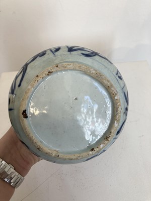 Lot 51 - TWO CHINESE BLUE AND WHITE KENDI, 16/17TH CENTURY