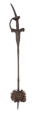 Lot 53 - AN INDIAN COMPOSITE MACE, 19TH CENTURY