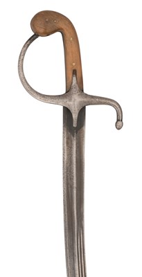 Lot 67 - ËœAN OTTOMAN SWORD WITH RHINOCEROS HORN HILT