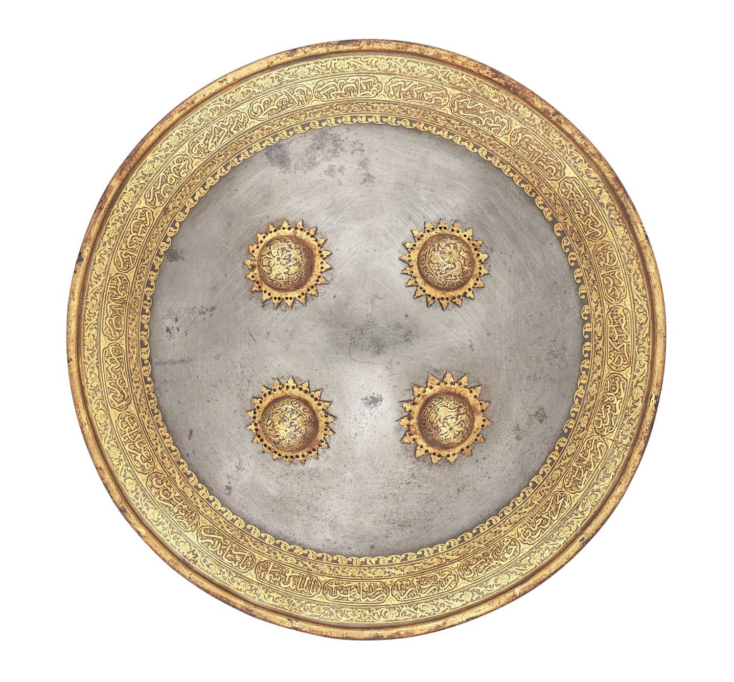 Lot 75 - â€¡AN INDO-PERSIAN SHIELD (DHAL)