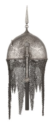 Lot 78 - A PERSIAN HELMET (KULAH-KHUD)