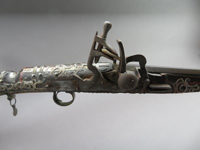 Lot 91 - A 54 BORE NORTH AFRICAN (KABYLE) SNAPHAUNCE MUSKET